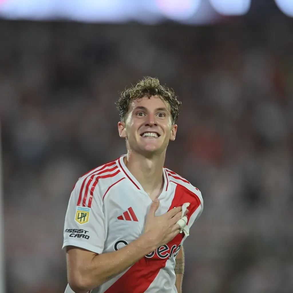 Colidio, autor de los dos tantos ante Independiente. (Foto: Prensa River).