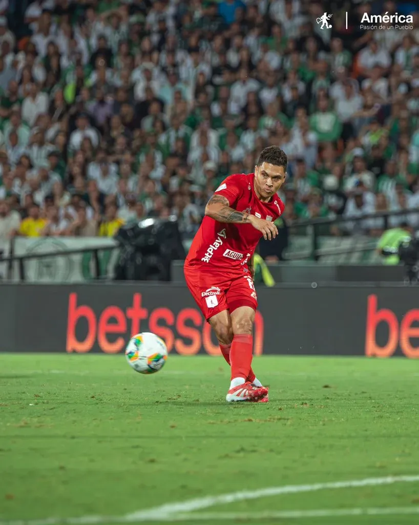 Juanfer Quintero en América de Cali. (Foto: Prensa América de Cali).
