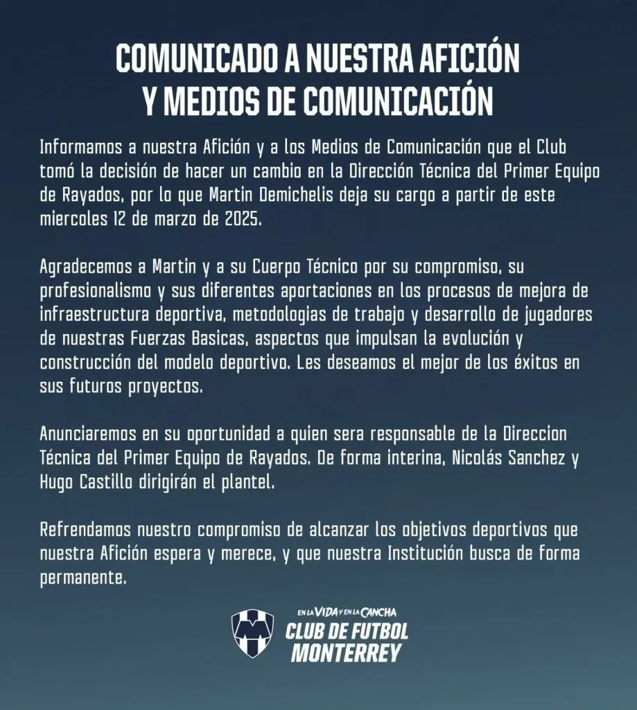 El falso comunicado que circuló este jueves. (X)