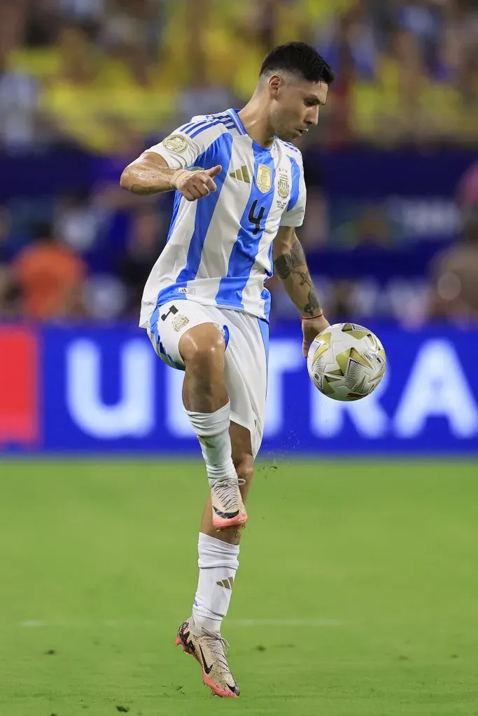 Gonzalo Montiel, baja para jugar contra Uruguay y Braisl. (Foto: Getty).