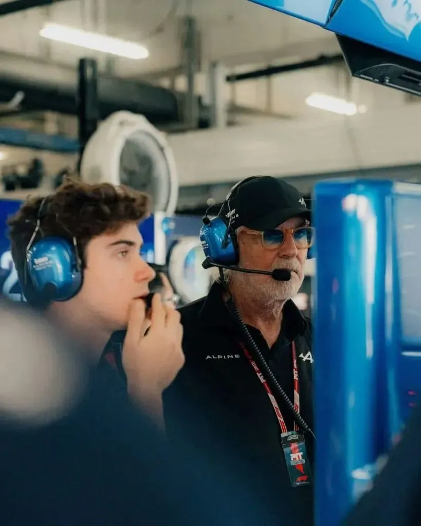 Flavio Briatore quería a Colapinto desde un primer momento.