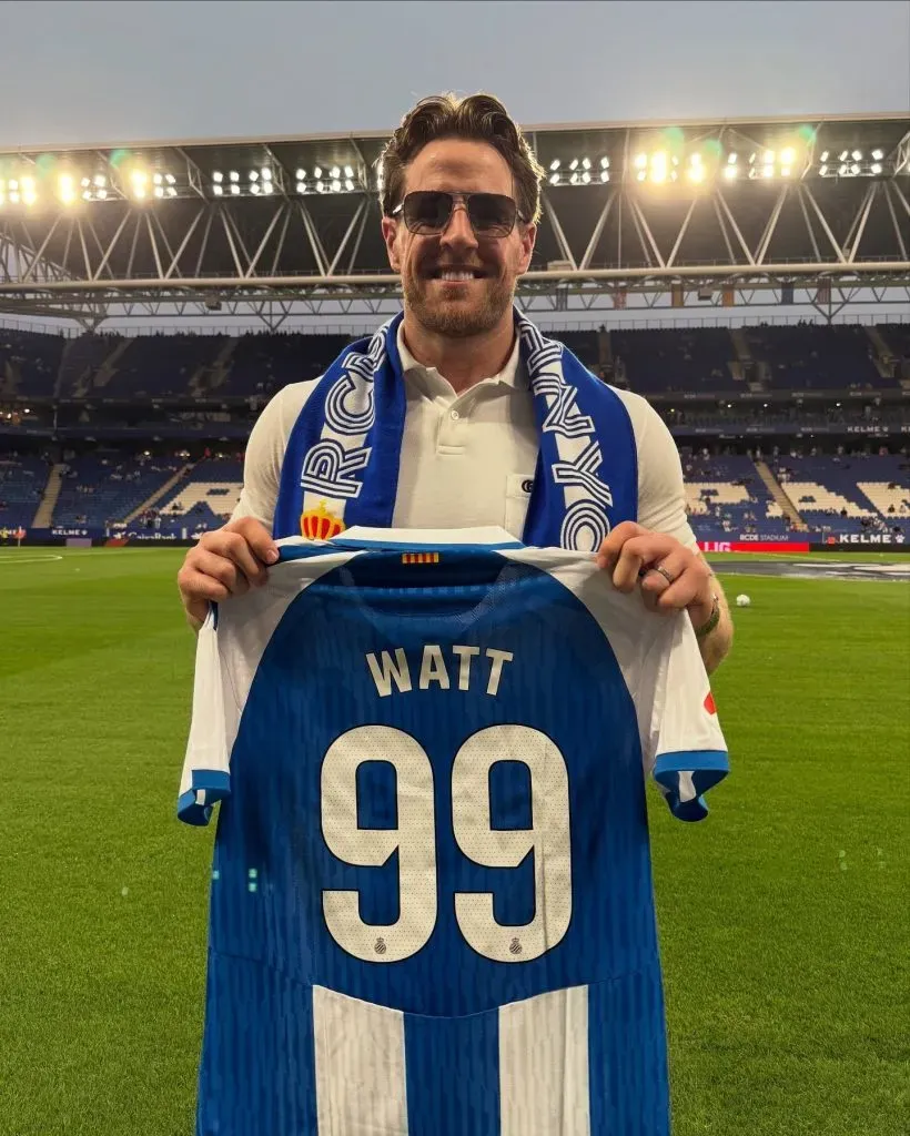 J.J. Watt, nuevo propietario del Espanyol, con su grupo Velocity Sport Limited, parte del ALK Capital.
