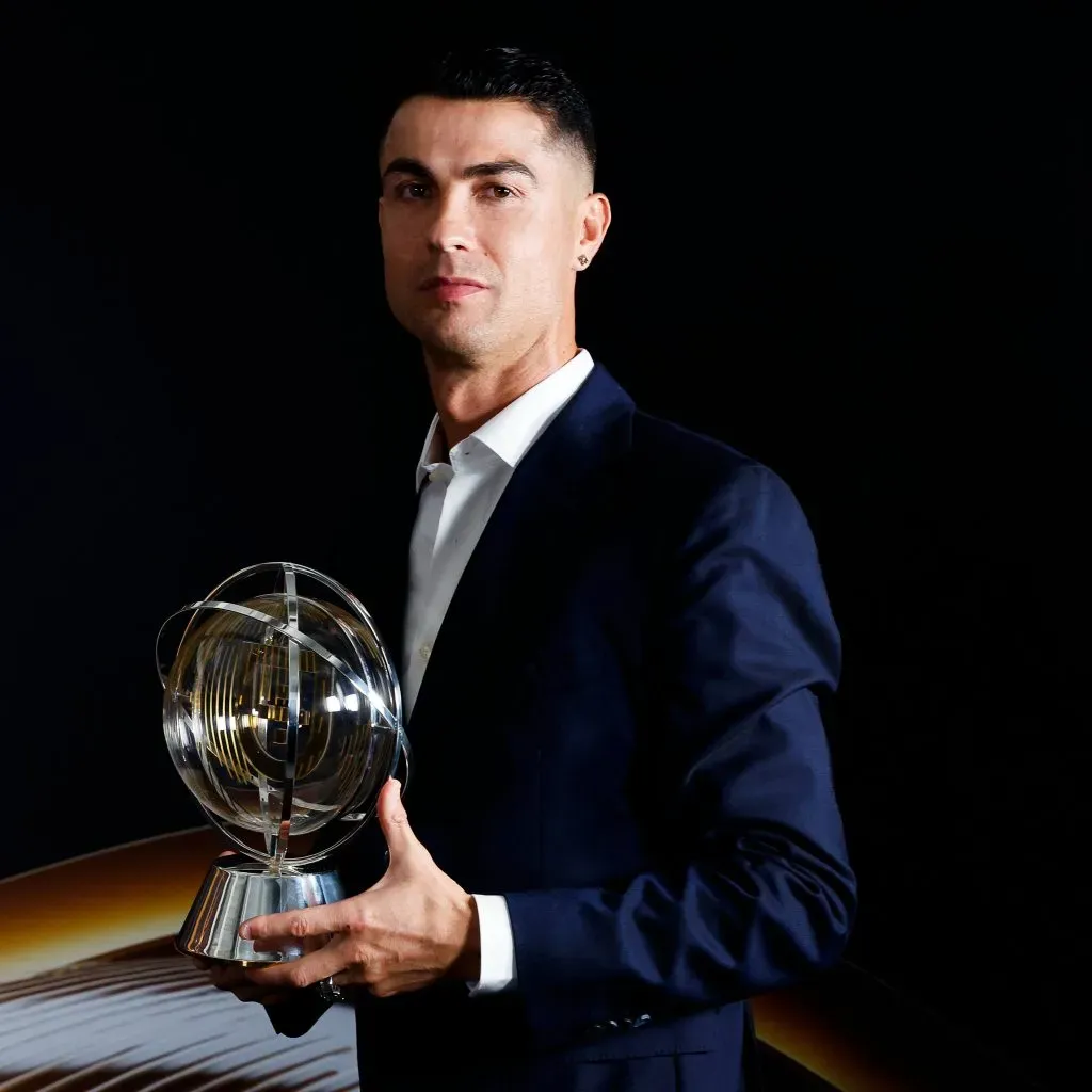 Cristiano Ronaldo fue premiado en los Portugal Football Globes.