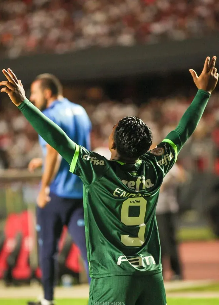 SP – SAO PAULO – 11/06/2023 – BRASILEIRO A 2023, SAO PAULO X PALMEIRAS – Jogador Endrick Comemora gol, Morumbi, Domingo 11 de junho Foto: Mariana Kasten/AGIF