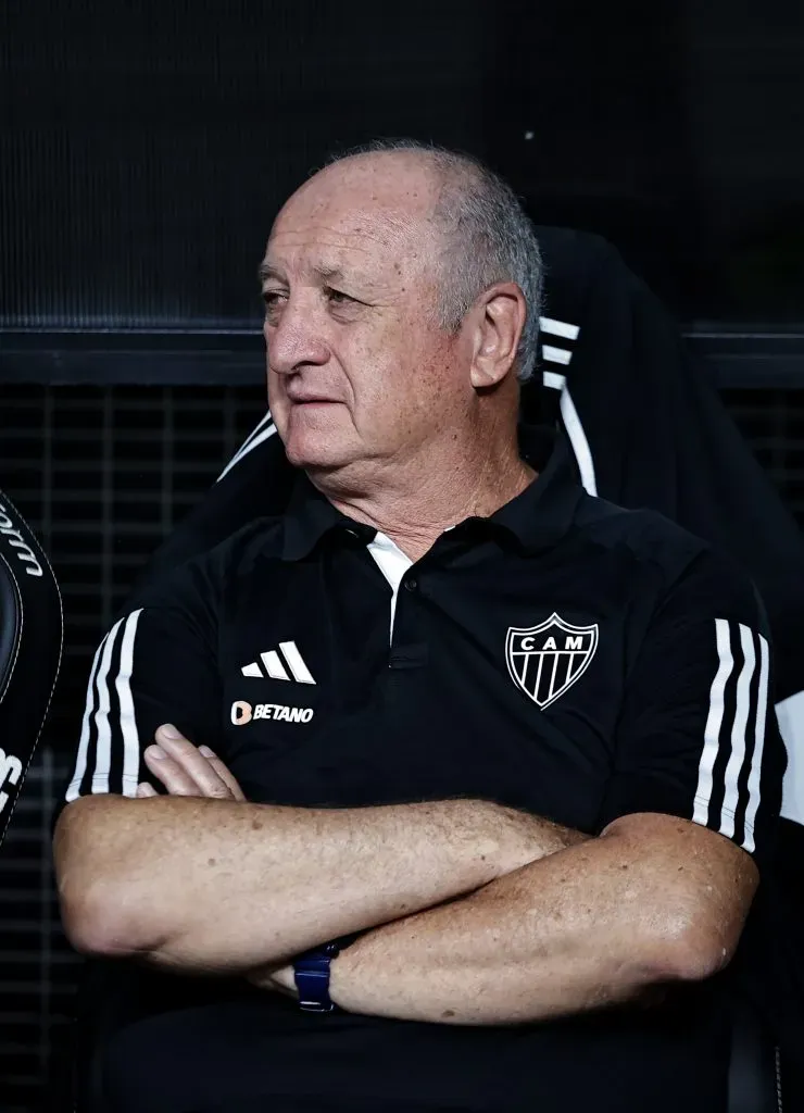 Luis Felipe Scolari tecnico do Atletico-MG durante partida contra o Corinthians no estadio Arena Corinthians pelo campeonato Brasileiro A 2023. Fabio Giannelli/AGIF