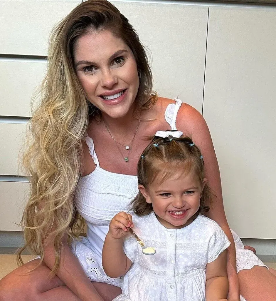Bárbara e sua filha mais velha, Ayla – Foto: Instagram Bárbara Evans
