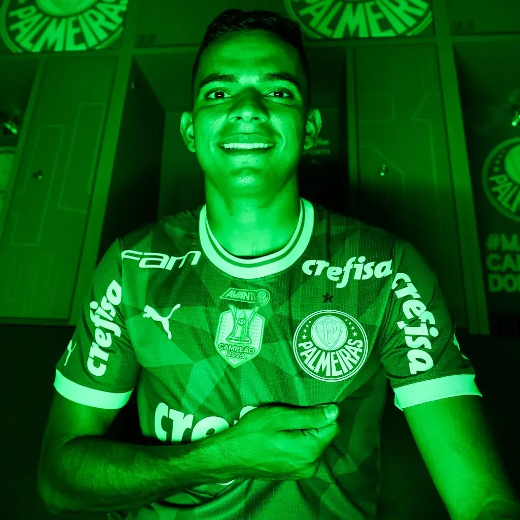 Apresentação do atacante Bruno Rodrigues, na Academia de Futebol do Palmeiras, em São Paulo-SP. Foto: Fabio Menotti/Palmeiras/by Canon