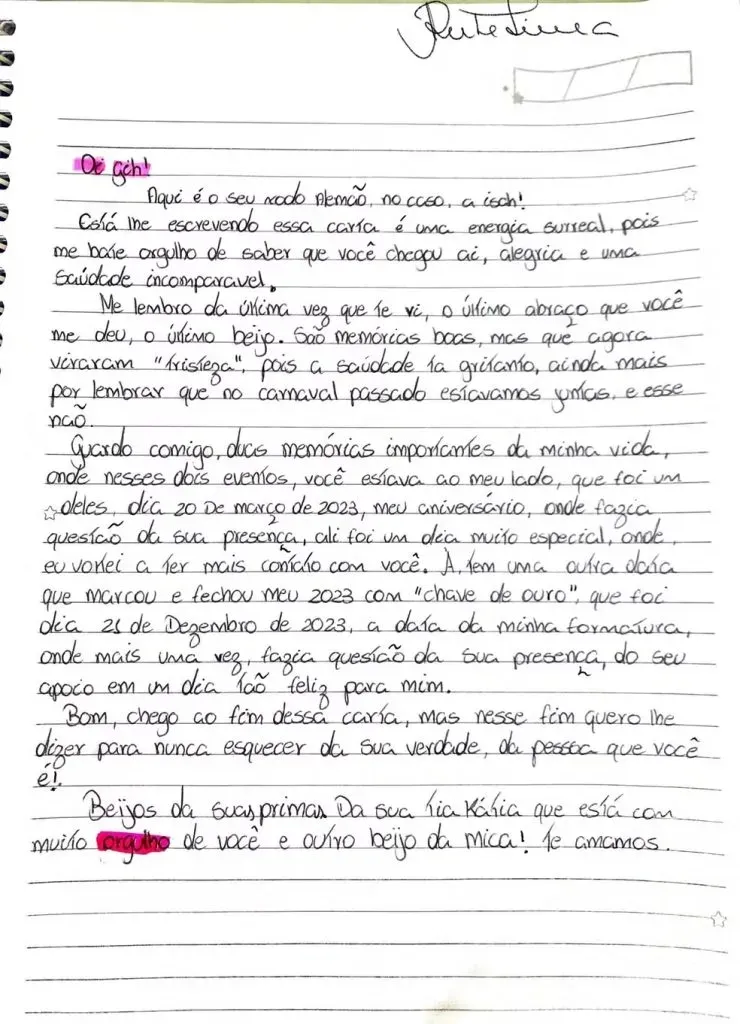 Carta de Giovanna