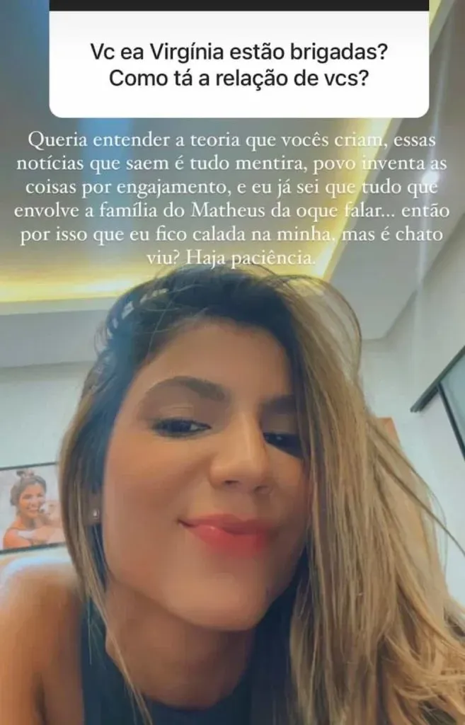 Hariany reage aos boatos na web – Foto: Reprodução/Instagram de Hariany Almeida