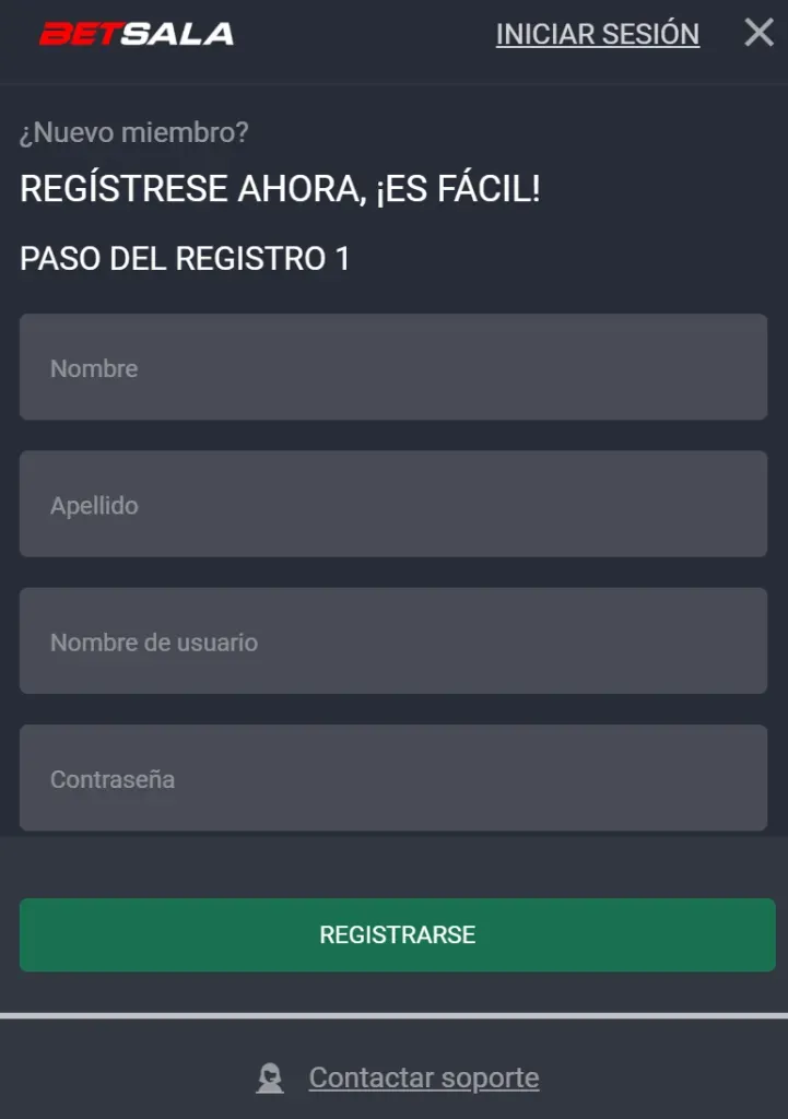 betsala registro