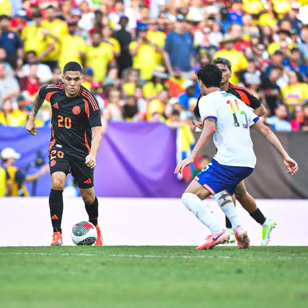 Juan Fernando Quintero vs. Estados Unidos. Oficial Selección Colombia.