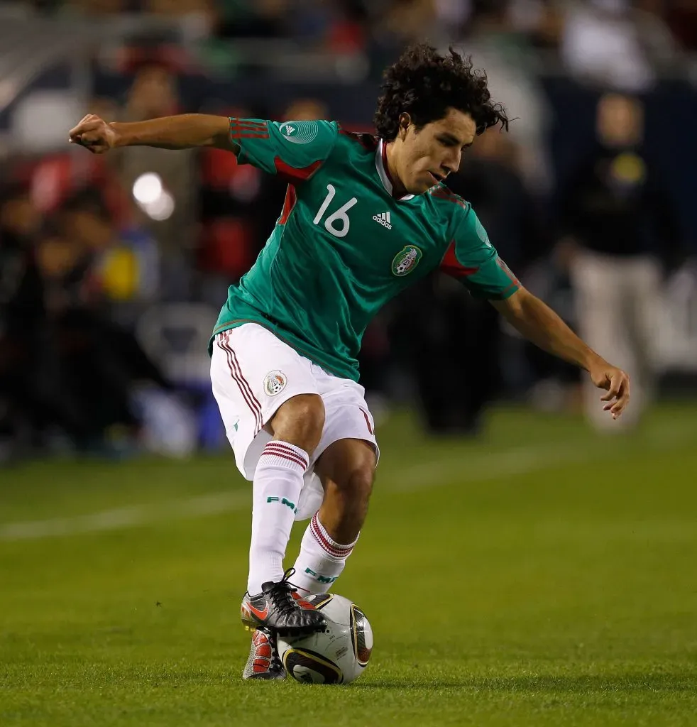 Efraín Juárez en la Selección México. (Photo by Jonathan Daniel/Getty Images)