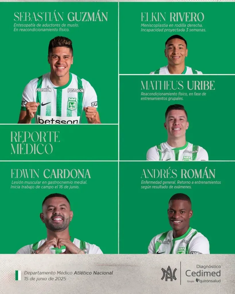 Foto: Atlético Nacional