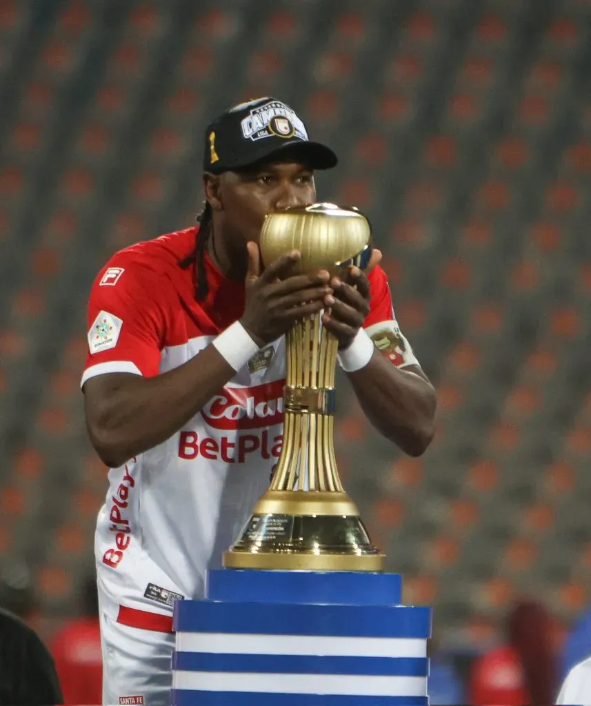 Hugo Rodallega. Foto: Independiente Santa Fe.