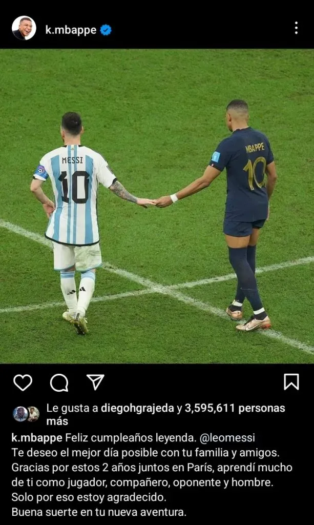 Instagram / @k.mbappe
