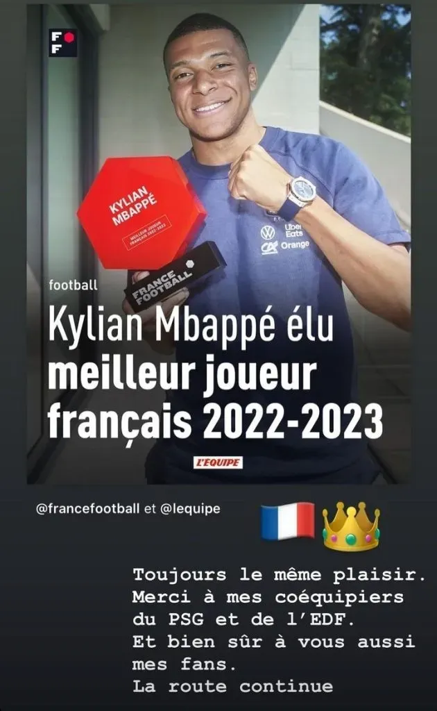 @Instagram/k.mbappe