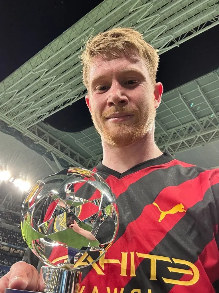 Kevin De Bruyne fue la figura del partido para la UEFA. @ManCity