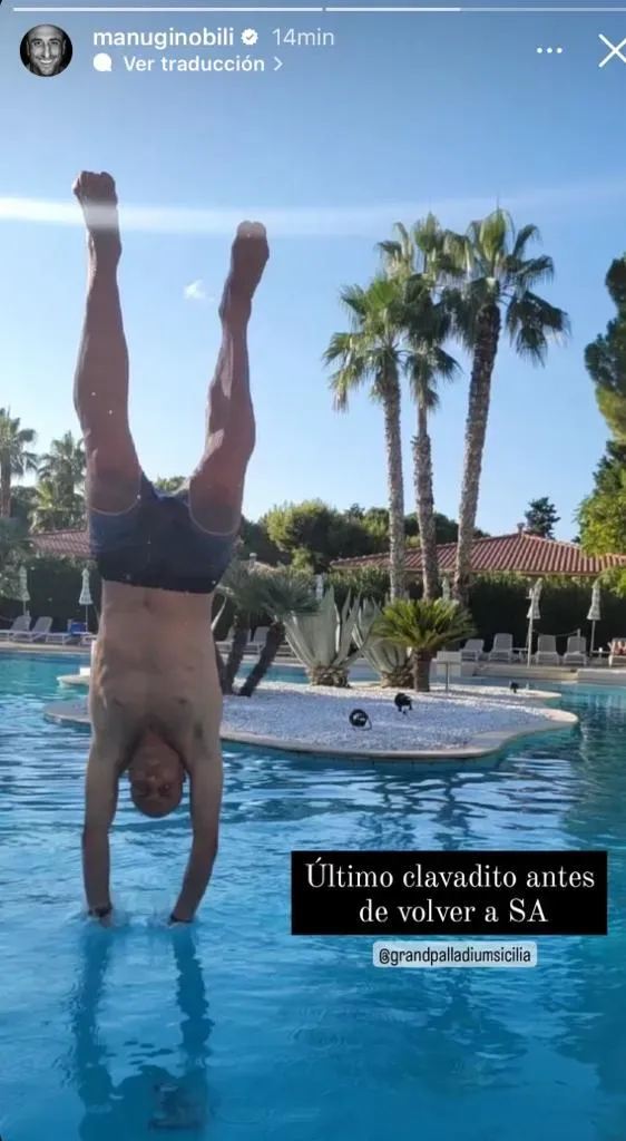 Historia de Ginóbili (Foto: Instagram / @manuginobili)