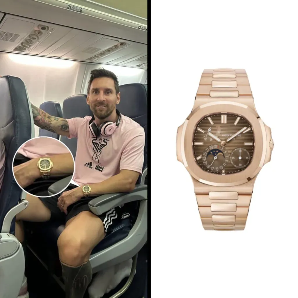 El reloj de Messi (Foto: Twitter / @M30Xtra)