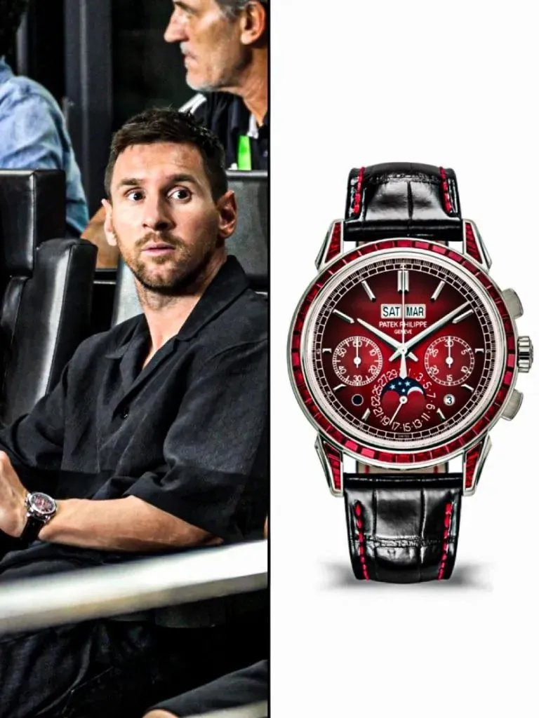 El nuevo reloj de Messi (Foto: X / @M30Xtra)