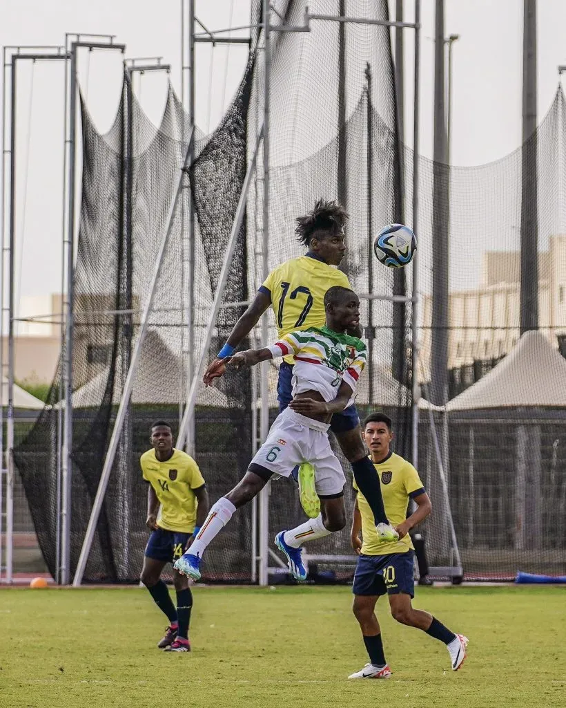 La joven figura de Barcelona SC también fue titular en el encuentro de preparación para el Mundial Sub-17. (Foto: @LaTri)