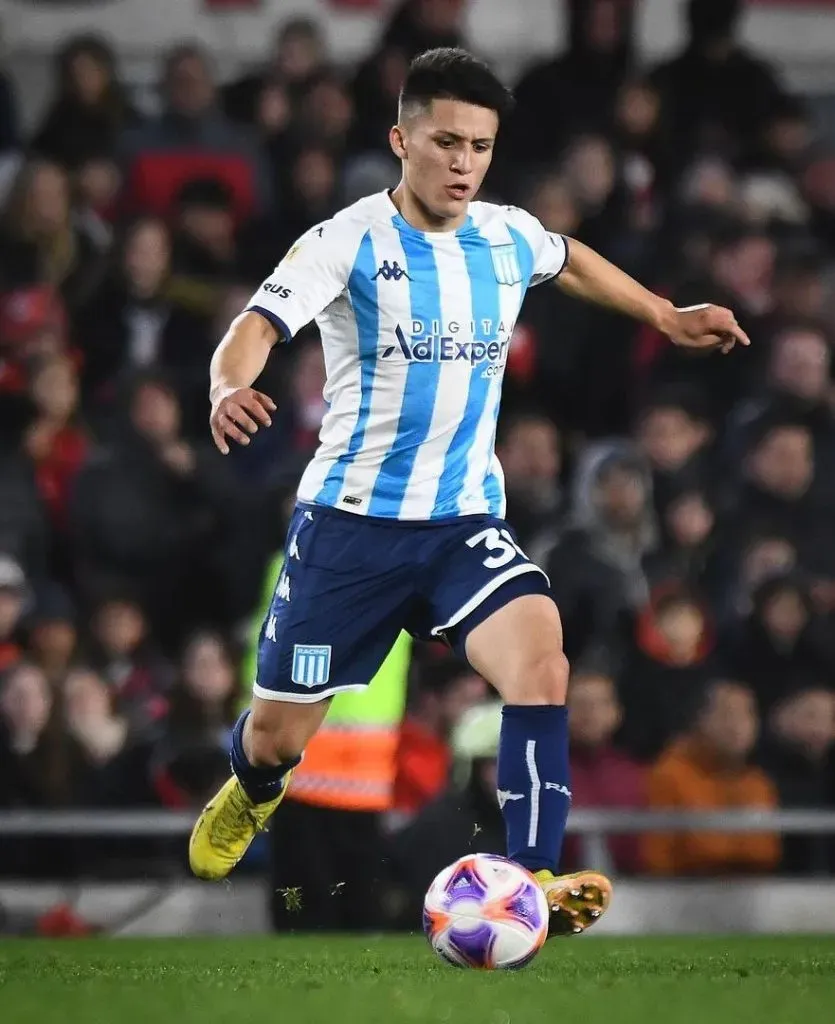 Cabellos jugando para Racing. (Foto: Racing Club Prensa)