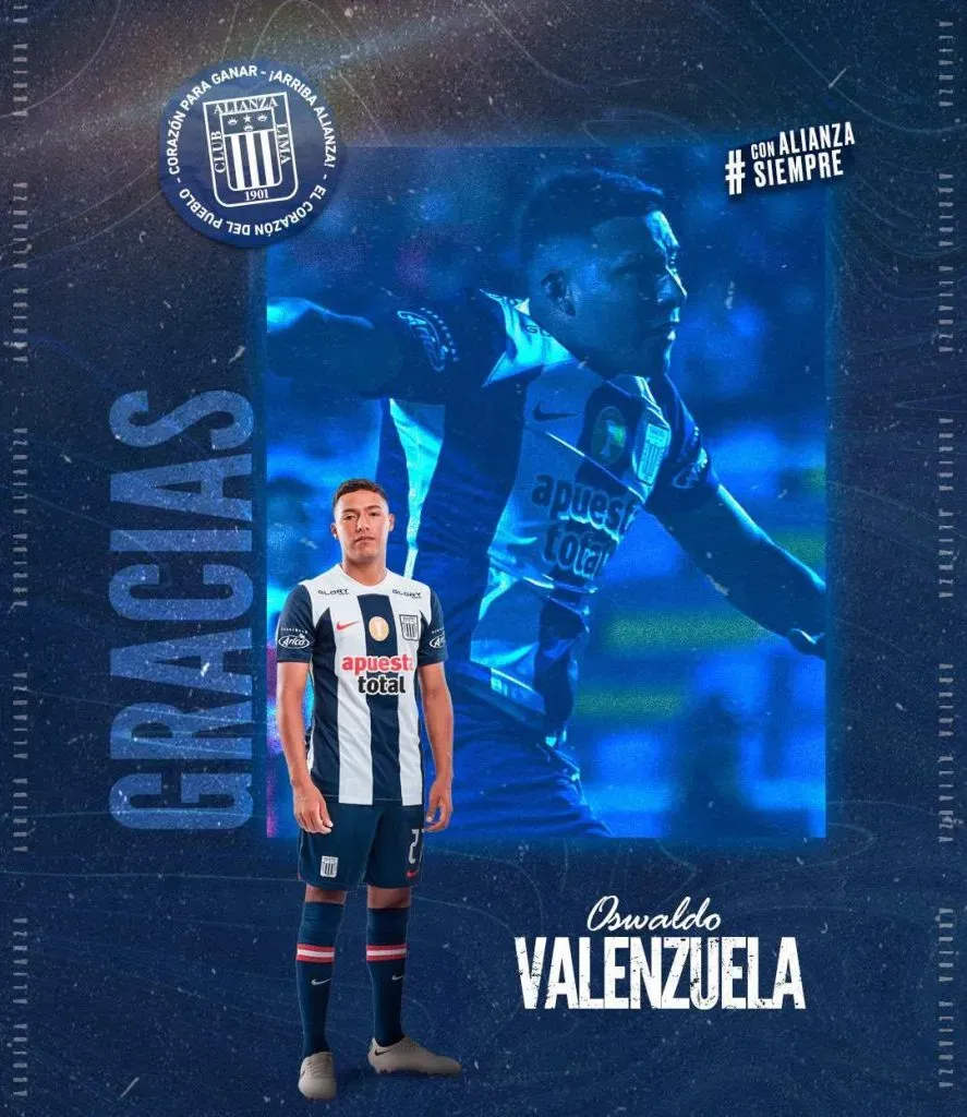 Oswaldo Valenzuela despedido de Alianza Lima. (Foto: Alianza Lima Prensa)
