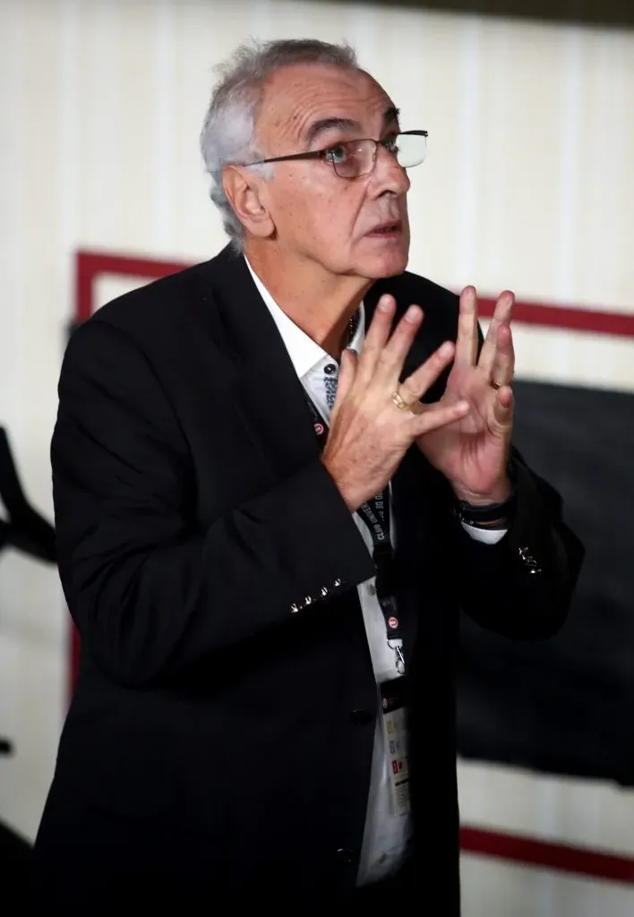 Jorge Fossati en el partido entre Universitario de Deportes y Corinthians por Copa Sudamericana. (Foto: Getty).
