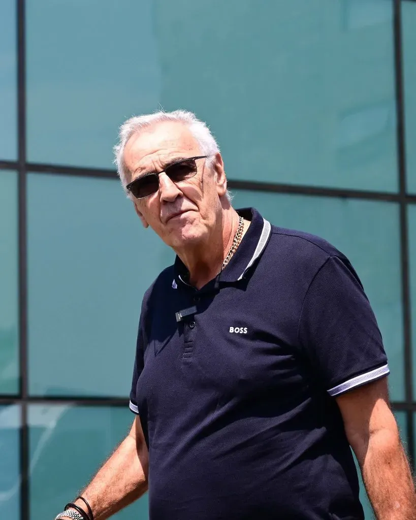 Jorge Fossati llegando al Perú. (Foto: FPF).