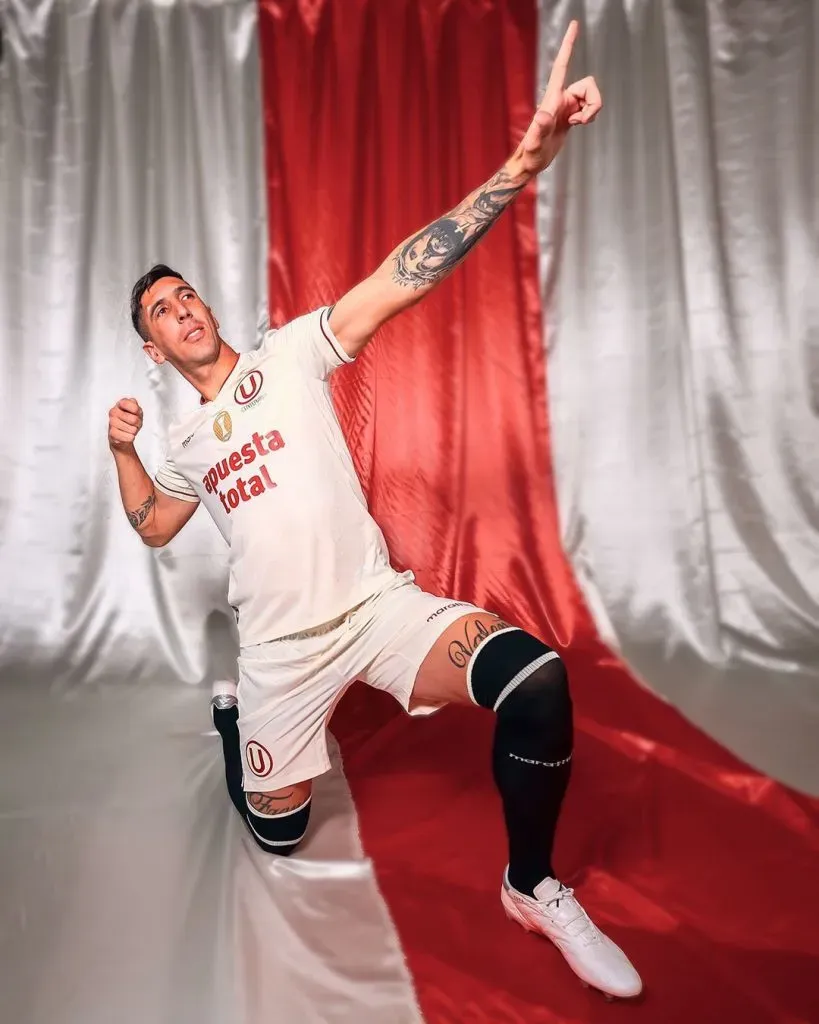 Diego Dorregaray en su presentación oficial. (Foto: Universitario de Deportes).