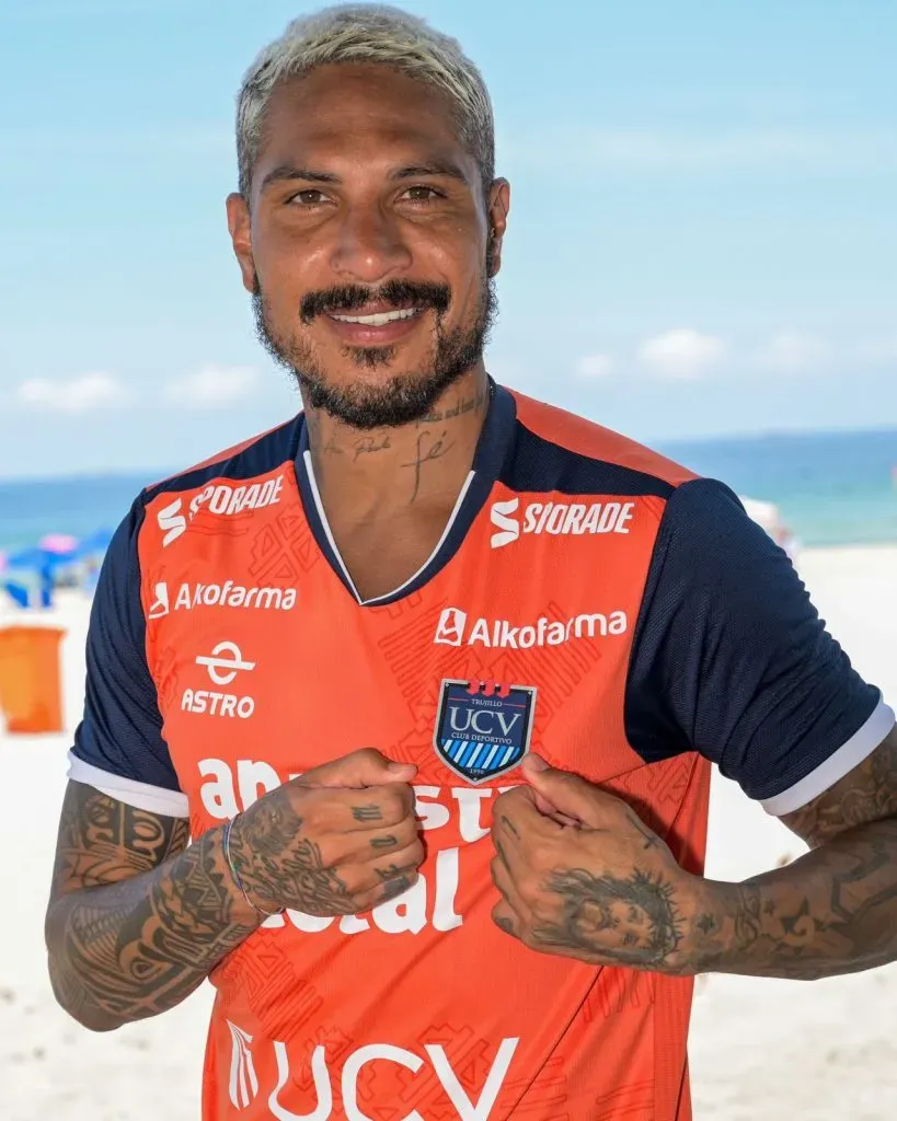 Guerrero con la camiseta de Vallejo. (Foto: César Vallejo Prensa)