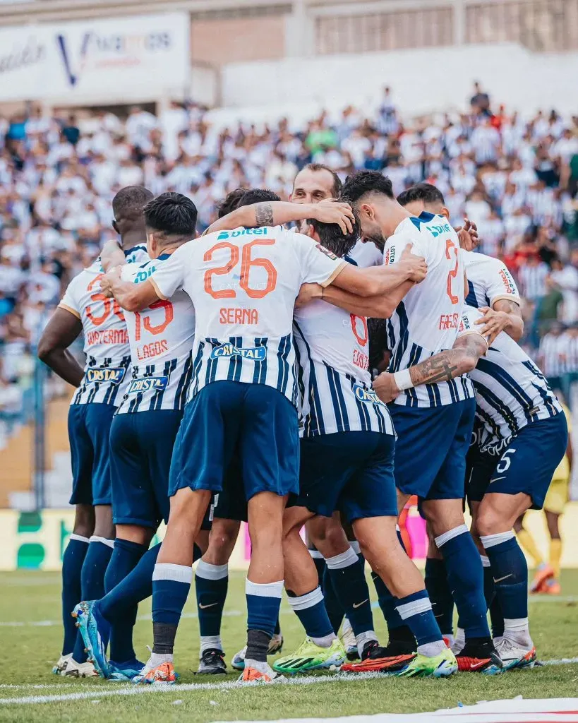 Alianza Lima en su último partido por Liga 1. (Foto: Alianza Lima).