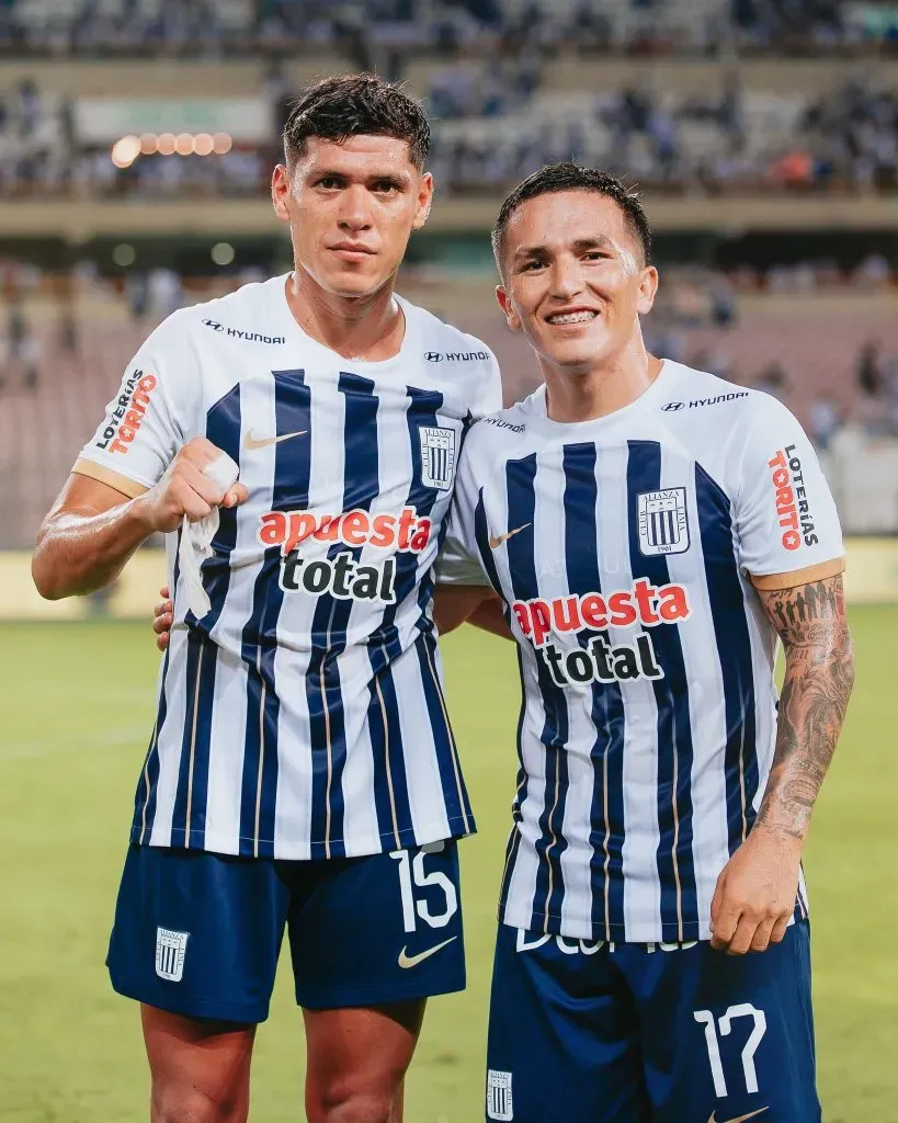 Christian Neira y Jesús Castillo  en Alianza Lima. (Foto: Alianza Lima).