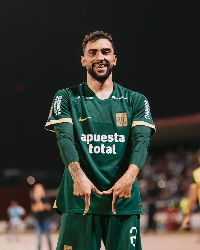 Juan Pablo Freytes celebrando un gol en Liga 1. (Foto: Alianza Lima).
