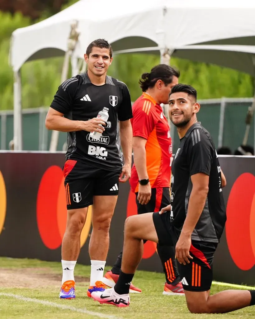 La Selección Peruana entrenando. (Foto: FPF).