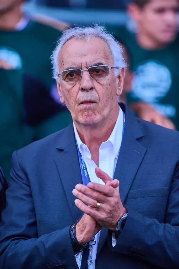 Jorge Fossati en el partido contra Chile. (Foto: IMAGO).