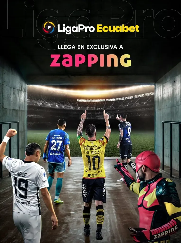Así fue anunciada la LigaPro en Zapping Sports. (Foto: @zapping_ecu)