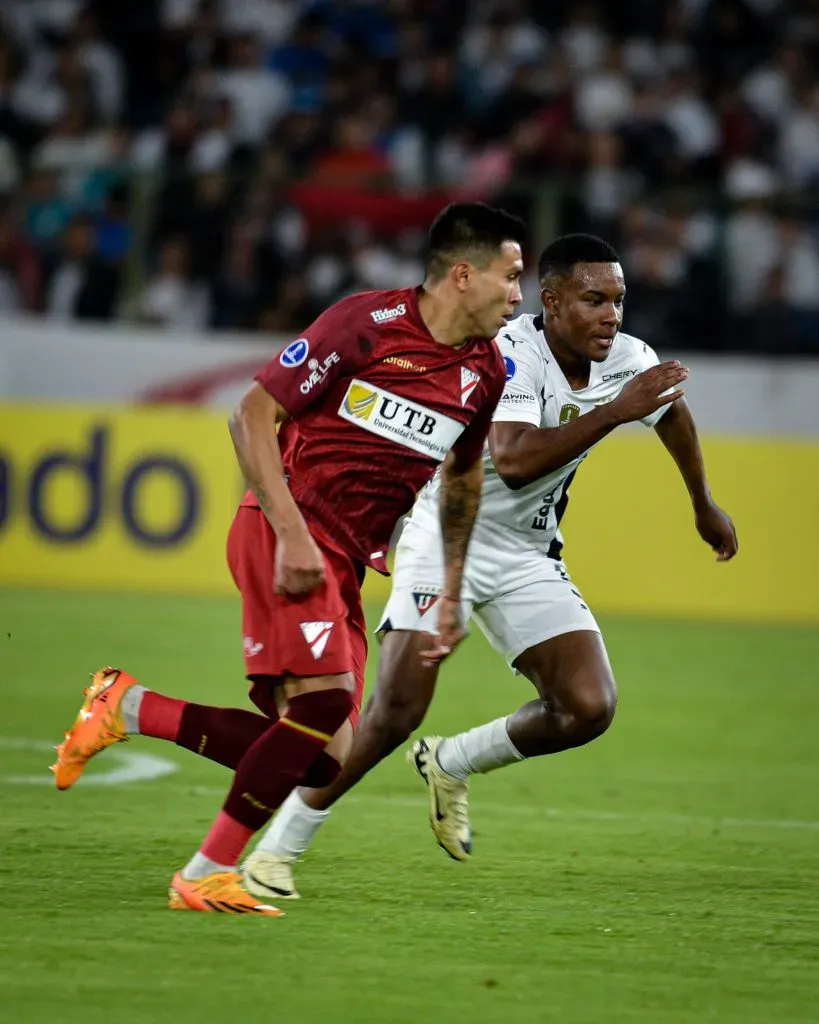 Óscar Zambrano es una de las figuras de Liga de Quito. (Foto: @LDU_Oficial)