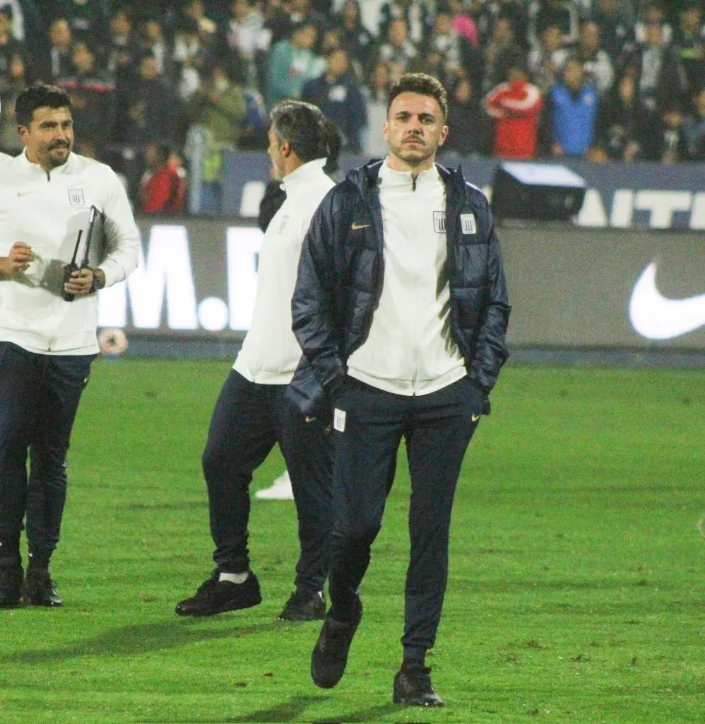 Mariano Soso en la cancha de Matute previo a su debut en Alianza Lima. (Foto: Kathy Magallanes).