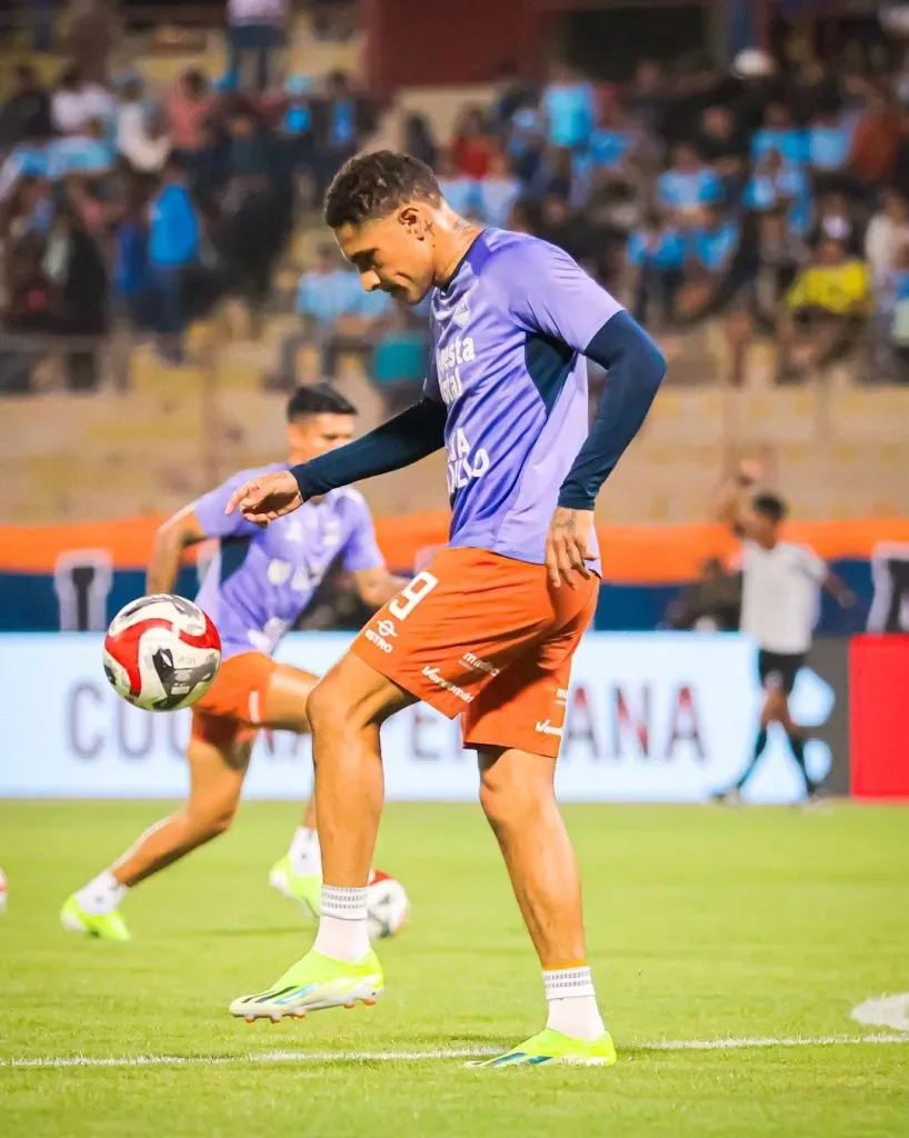 Paolo Guerrero en la Liga 1 con César Vallejo. (Foto: Liga 1).