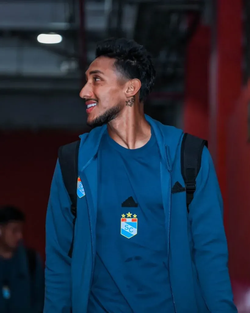 Christofer Gonzáles previo al partido. (Foto: Sporting Cristal).