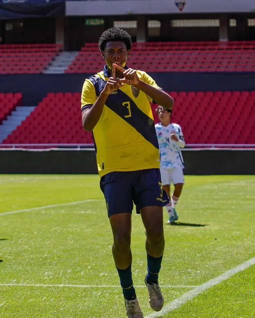 Ordóñez fue titular en la Selección de Ecuador Sub-17. (Foto: @LaTri)