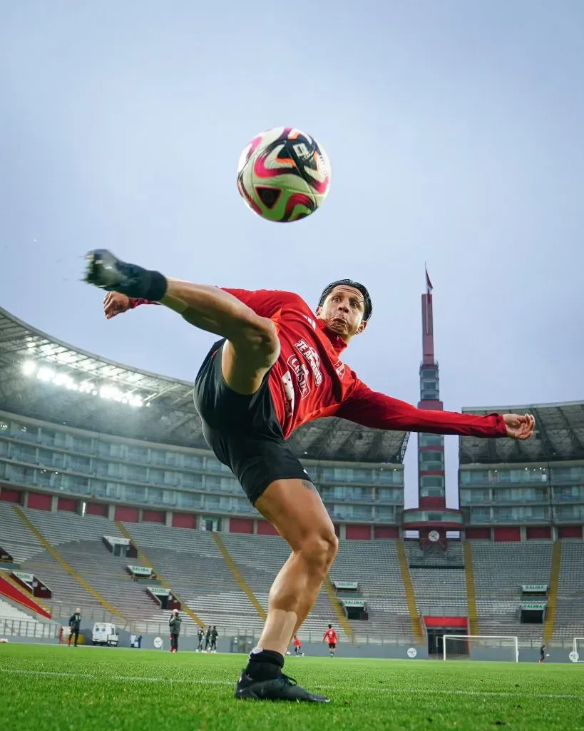 Gianluca Lapadula será titular contra Colombia. (Foto: FPF).