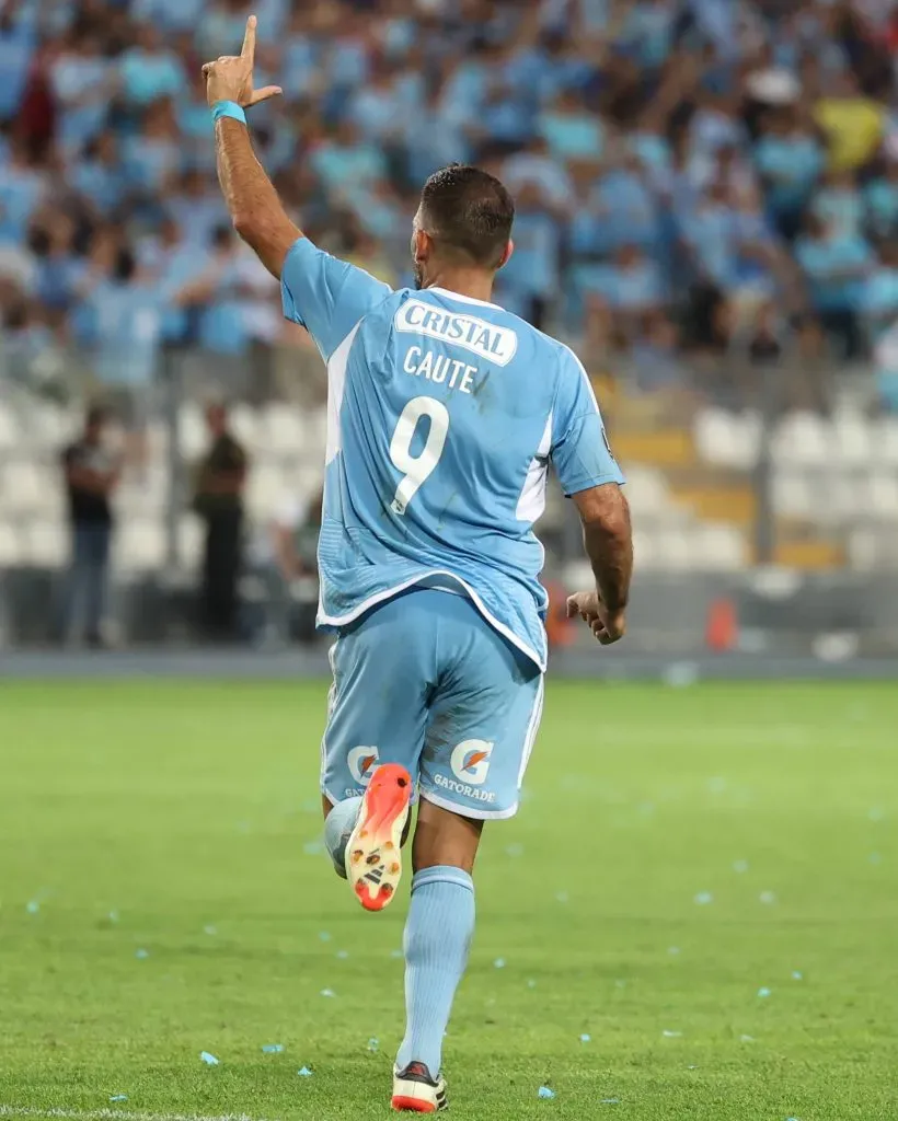 Martín Cauteruccio celebrando en Sporting Cristal. (Foto: IMAGO).