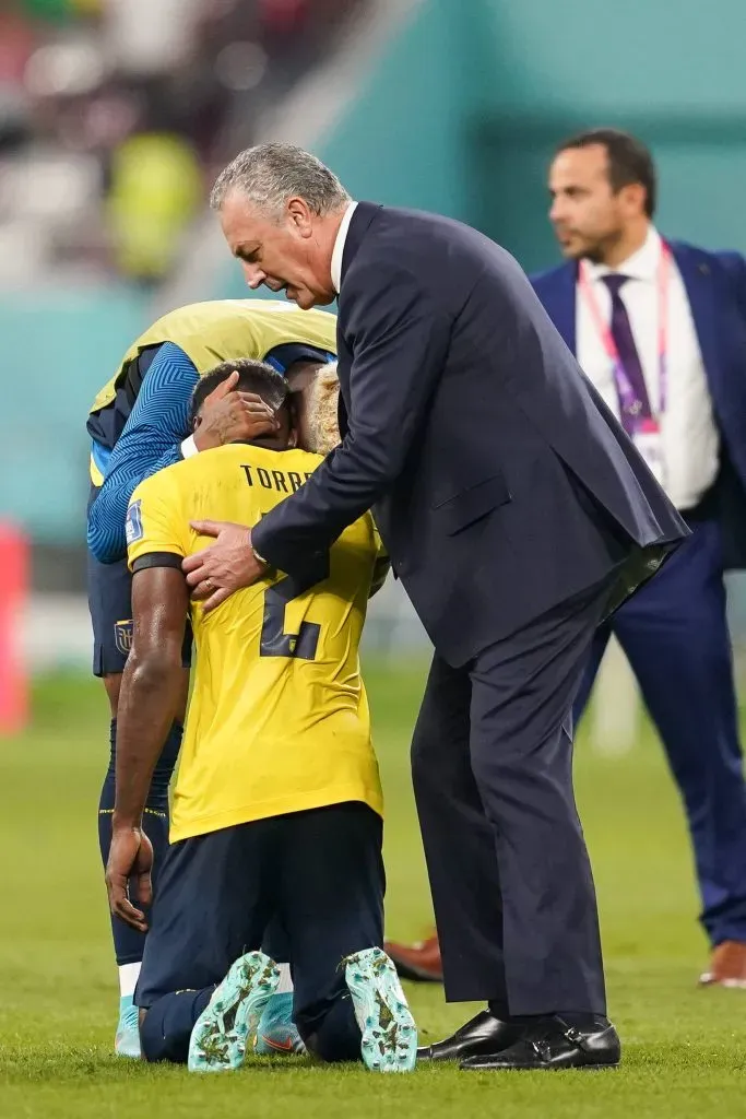 El último partido de Gustavo Alfaro con Ecuador fue en el mundial de Qatar 2022. (Foto: Imago)