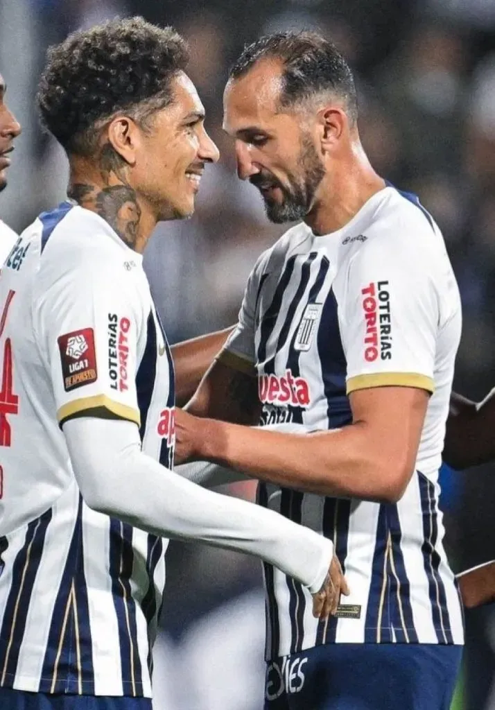 Paolo Guerrero y Hernán Barcos en Alianza Lima. (Foto: Liga 1).