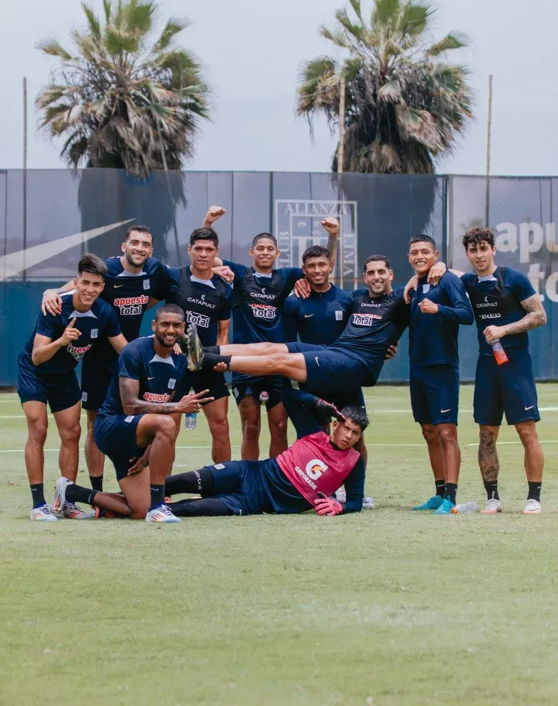 Franco Zanelatto entrenando en Alianza Lima. (Foto: Alianza Lima).