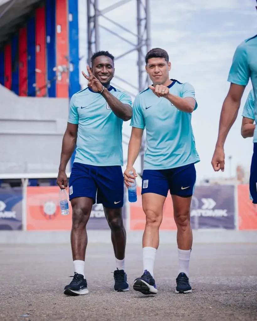 Eryc Castillo en Argentina. (Foto: Alianza Lima).