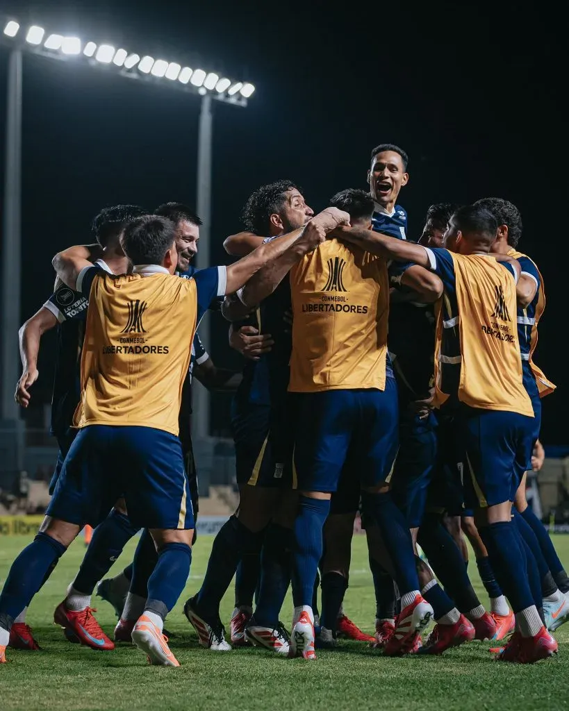 Alianza Lima celebrando el empate contra Nacional. (Foto: Alianza Lima).