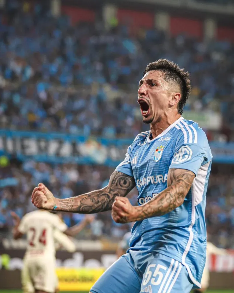 Gustavo Cazonatti celebrando gol. (Foto: Sporting Cristal).